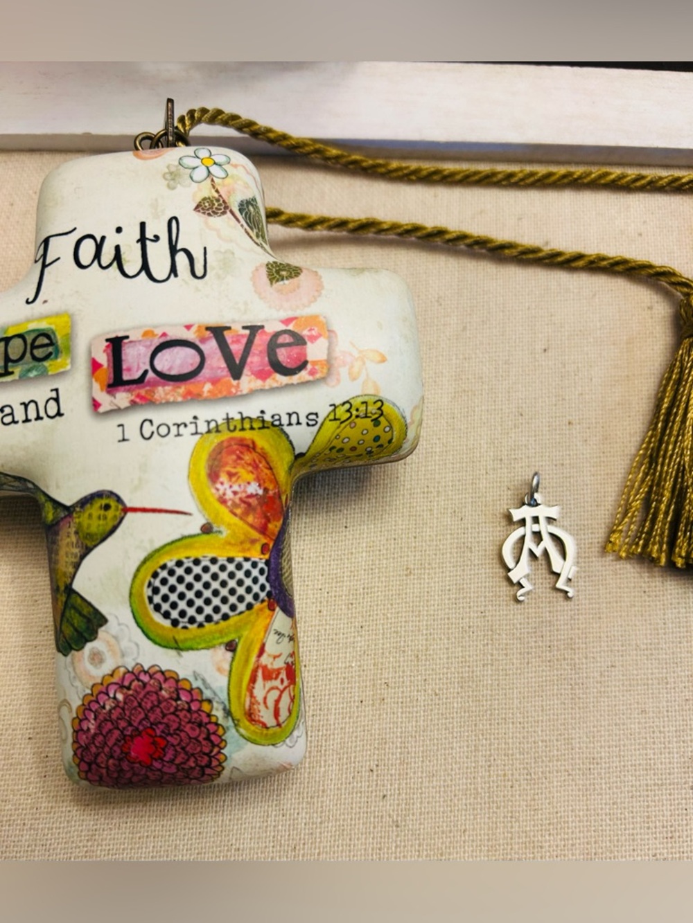 Retired James Avery Alpha and Omegas charm